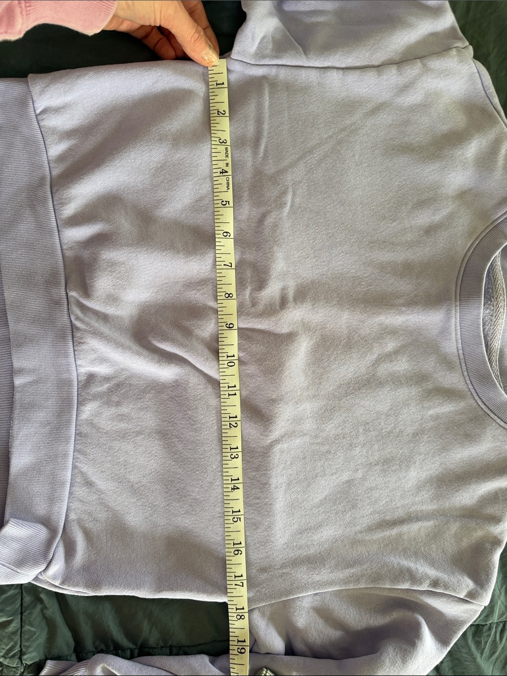 GAP Kids Pullover Sweatshirt Purple Size L (10) - Picture 4 of 7
